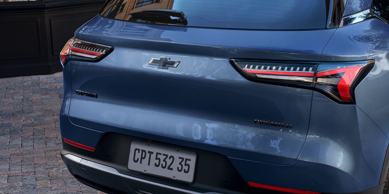 Vista trasera de la Chevrolet Captiva PHEV.