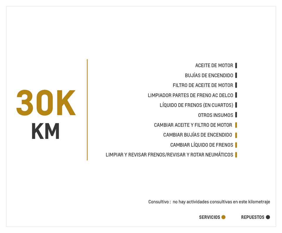 Chevrolet Grand Vitara SZ AC 2.0 4x2 TM mantenimiento 30000 kilómetros