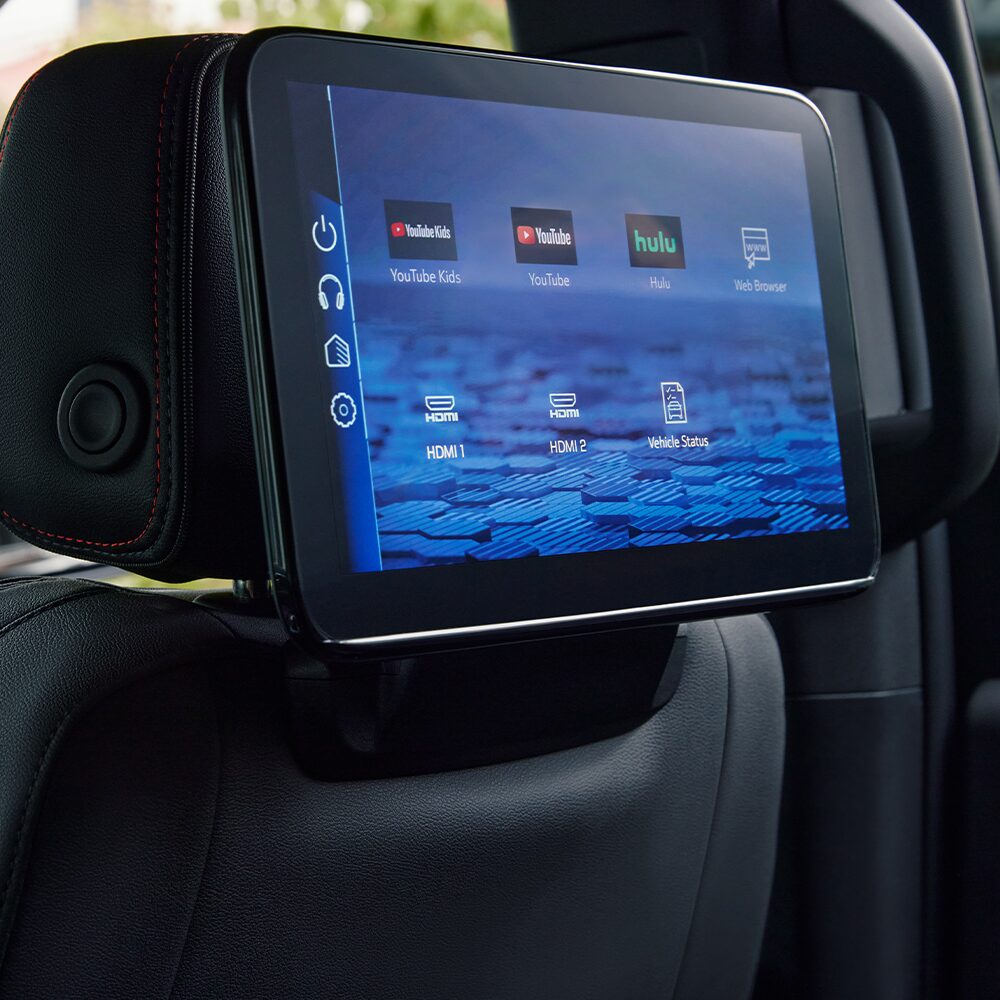 Vista completa del tablero de la Chevrolet Suburban.