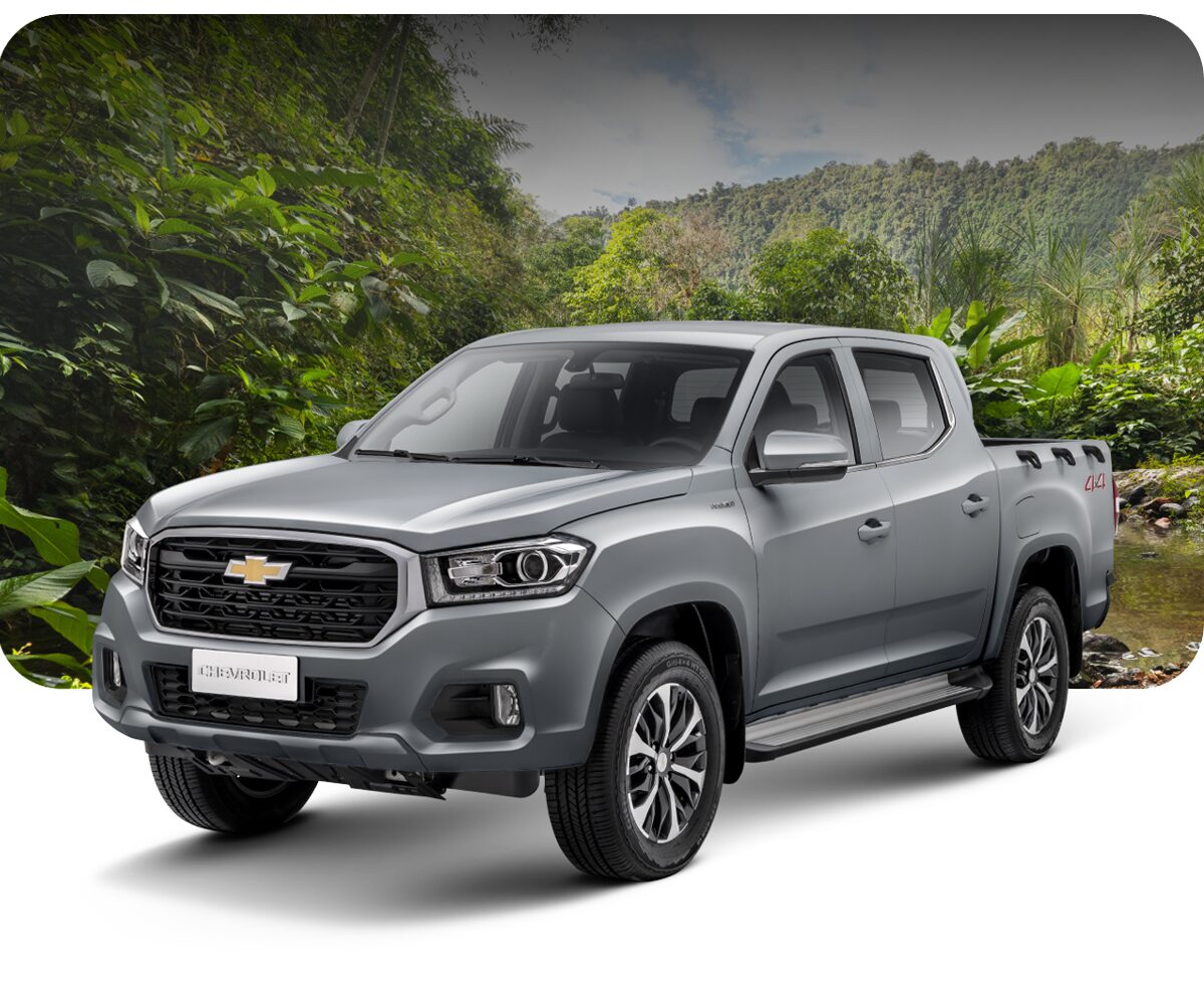 Chevrolet D-Max modelo 4x4 con aros de 18 pulgadas de aluminio Bitono.