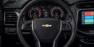 Detalles del tablero de la camioneta D-Max