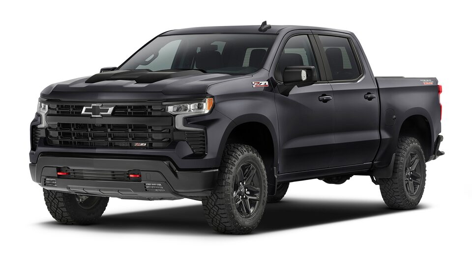 Elije la nueva camioneta Chevrolet All New Silverado Trail Boss Z71 en color plomo