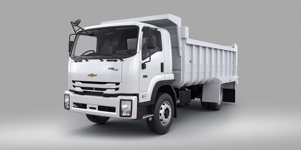 Vista frente lateral camion Chevrolet FVZR 1730 corto