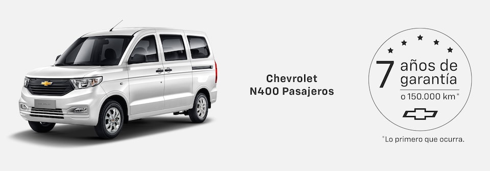 Chevrolet N400 Pasajeros - Garantía