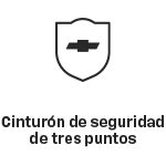 Chevrolet N400 Cargo cuenta con cinturones de seguridad de tres puntos